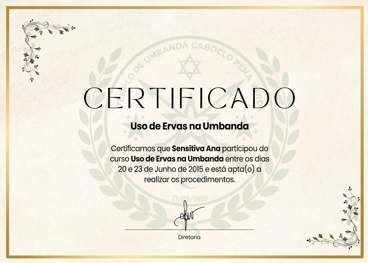 Credencial Ciências Ocultas Lila Sensitiva
