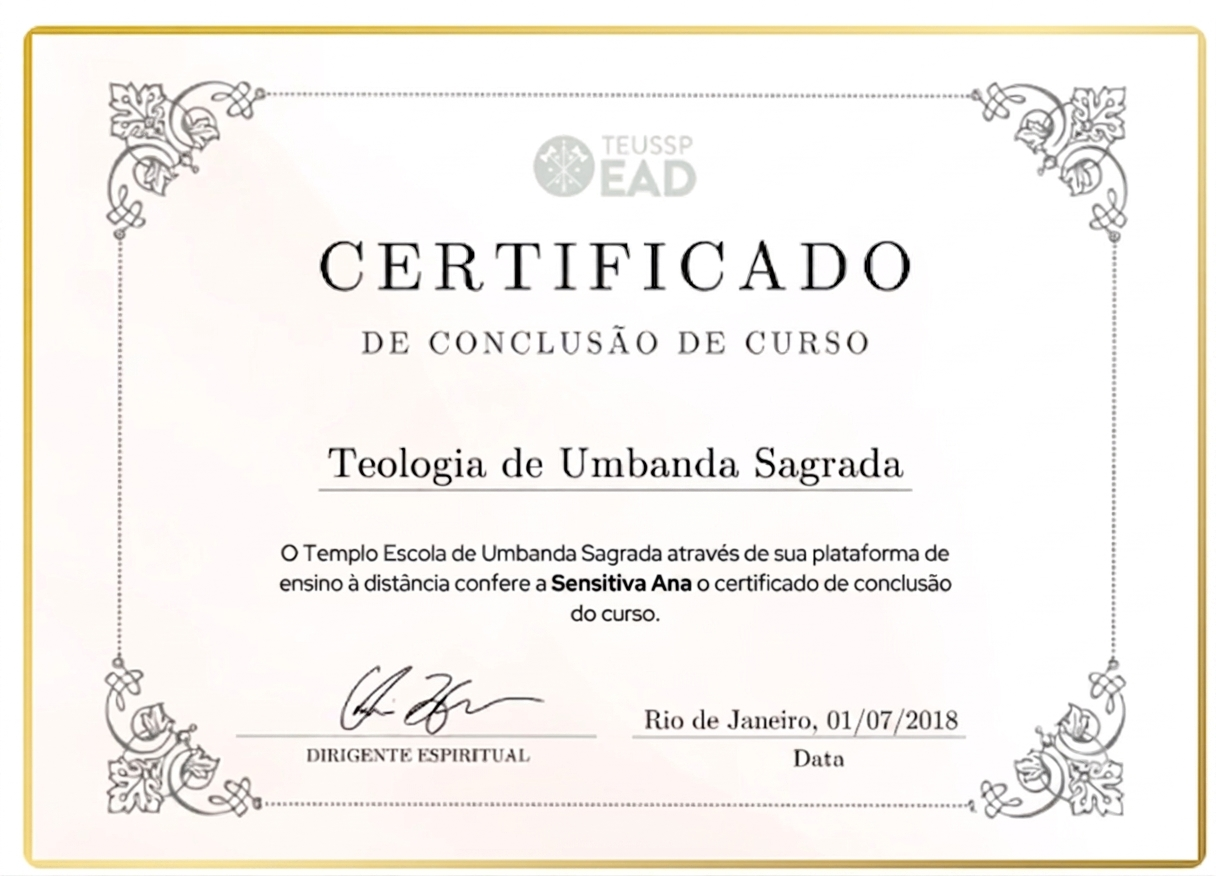 Diploma Reconhecimento FBU Lila Sensitiva